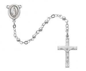 Sterling silver rosary 12 inches" itemprop="image