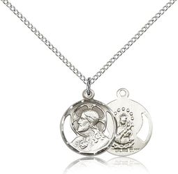 Sterling Silver Scapular Medal Pendant" itemprop="image