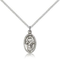 Sterling Silver Scapular Medal Pendant" itemprop="image