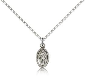 Sterling Silver Scapular Medal Pendant" itemprop="image