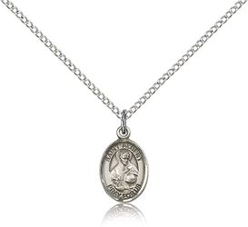 Sterling Silver St. Albert the Great Patron Saint Medal Pendant - Small" itemprop="image