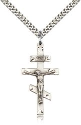 Sterling Silver St. Andrew Medal Pendant" itemprop="image