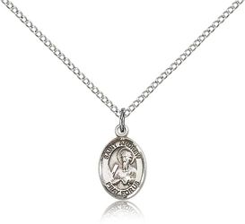 Sterling Silver St. Andrew the Apostle Patron Saint Medal Pendant - Small" itemprop="image