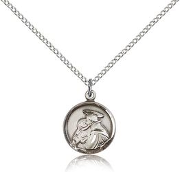 Sterling Silver St. Anthony Medal Pendant" itemprop="image