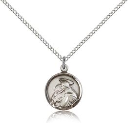 Sterling Silver St. Anthony Medal Pendant" itemprop="image