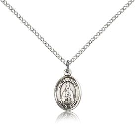 Sterling Silver St. Blaise Patron Saint Medal Pendant - Small" itemprop="image