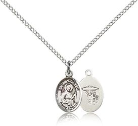 Sterling Silver St. Camillus of Lellis / Doctor Pe - Small" itemprop="image