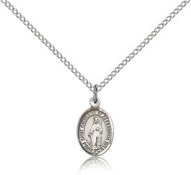 Sterling Silver St. Catherine of Alexandria Pendan - Small" itemprop="image