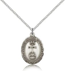 Sterling Silver St. Christopher Medal Pendant" itemprop="image