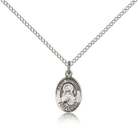 Sterling Silver St. Dorothy Patron Saint Medal Pendant - Small" itemprop="image