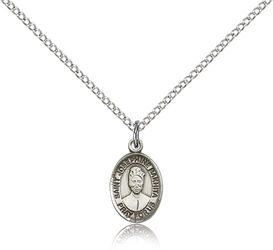 Sterling Silver St. Josephine Bakhita Patron Saint Medal Pendant - Small" itemprop="image