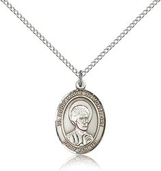 Sterling Silver St. Louis Marie De Montfort Pendan - Medium" itemprop="image