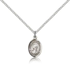 Sterling Silver St. Louis Marie De Montfort Pendan - Small" itemprop="image