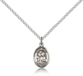 Sterling Silver St. Mark the Evangelist Patron Saint Medal Pendant - Small" itemprop="image