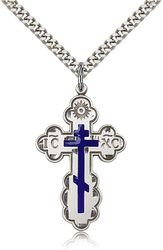 Sterling Silver St. Olga Medal Pendant" itemprop="image