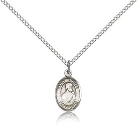 Sterling Silver St. Thomas the Apostle Patron Saint Medal Pendant - Small" itemprop="image