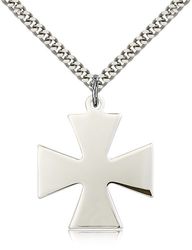 Sterling Silver Surfer Cross Medal Pendant" itemprop="image