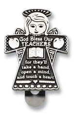 Teacher Angel Auto Visor Clip" itemprop="image