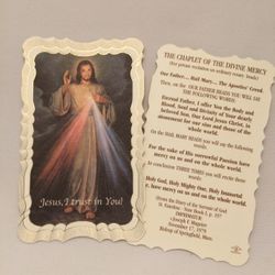 The Chaplet of The Divine Mercy Ordination Deluxe Holy Card" itemprop="image