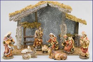 Tuscany collection Nativity set w/stable ( 6 inches)" itemprop="image