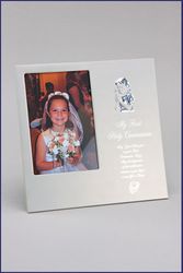 Two Tone Silver Girl Photo Frame" itemprop="image