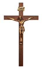 Walnut Crucifix" itemprop="image