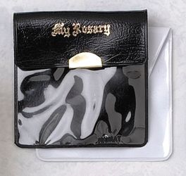 White Vinyl Rosary Case" itemprop="image