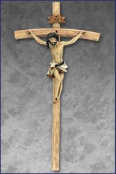 Wood Carved Oberammergau Crucifix" itemprop="image