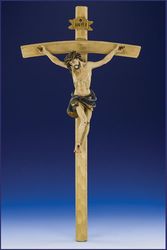 Wood Carved Style Oberammergau Crucifixes" itemprop="image