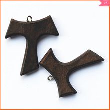 Wood Tau Cross" itemprop="image