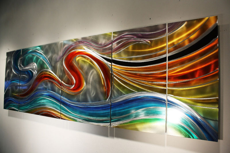 Rainbow Art Colorful Metal Wall Art Painting W372 METAL WALL ART II Rainbow Art Colorful Metal Wall Art Painting W372 METAL WALL ART II