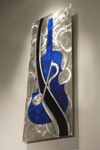 Violin Art Musical Metal Wall Sculpture, Music Note Art, Design by Alex Kovacs - W89