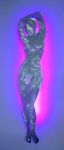 Alex Kovacs - Metal Art - Nude Woman - Metal Sculpture - Color Changing RGB LED Lights - Metal Wall Sculpture - W933