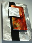 Alex Kovacs Original Art Metal Wall Sculpture Abstract Decor Painting - W639