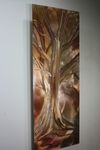 Alex Kovacs Unique Painting Modern Art Metal Wall Sculpture Bronze Tree - W734