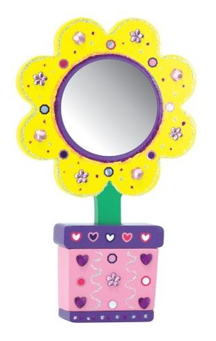 Decorate Your Own Flower Mirror