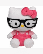 Hello Kitty Beanie Baby Nerd 8"