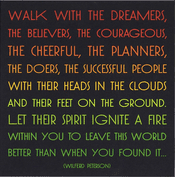 Peterson - Walk with Dreamers Peterson - Walk with Dreamers