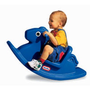 Rocking Horse - Primary Blue
