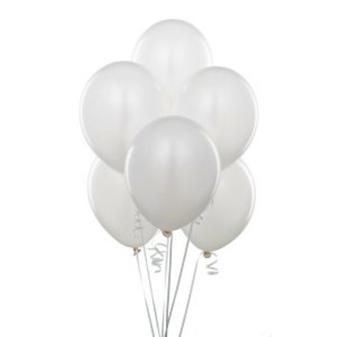 White Balloons 15 ct.