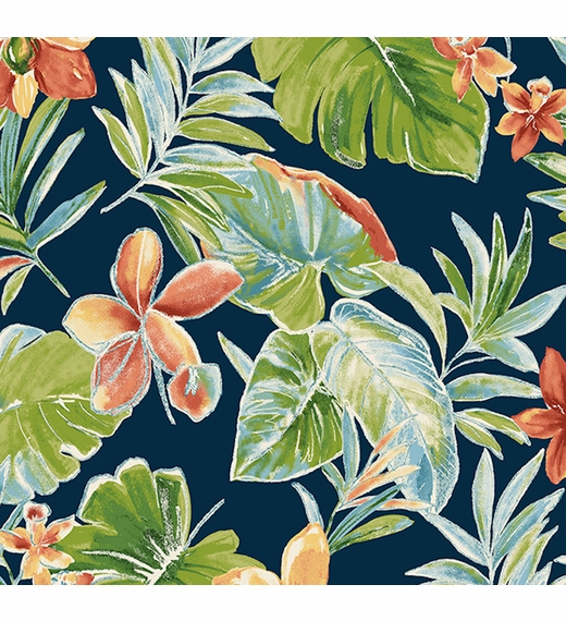 beachcrest-navy: Indoor/Outdoor Fabric