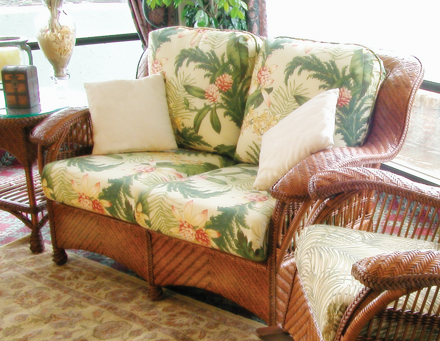 Casablanca Rattan Loveseat Replacement Cushions