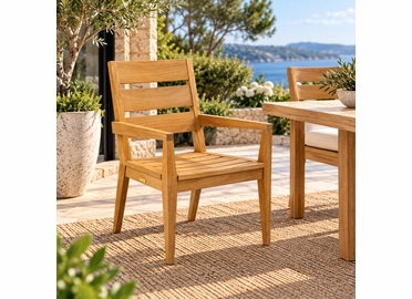 Kingsley Bate Algrave Dining Arm Chair Replacement Cushion