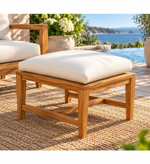 Kingsley Bate Amalfi Small Club Ottoman Replacement Cushion