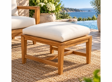 Kingsley Bate Amalfi Small Club Ottoman Replacement Cushion