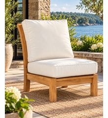Kingsley Bate Chelsea Armless Chair Replacement Cushions