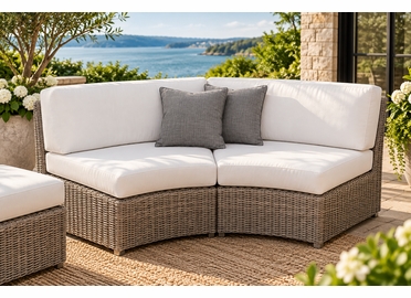 Kingsley Bate Sag Harbor Curved Sette Replacement Cushions