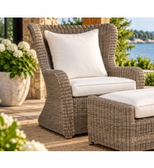 Kingsley Bate Sag Harbor High Back Chair Replacement Cushions