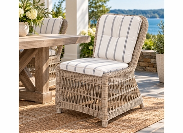 Kingsley Bate South Hampton Armless Dining Chair Replacement Cushions