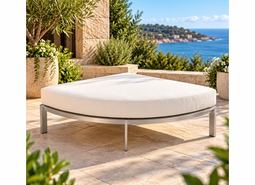 Kingsley Bate Tivoli Curved Ottoman Replacement Cushion